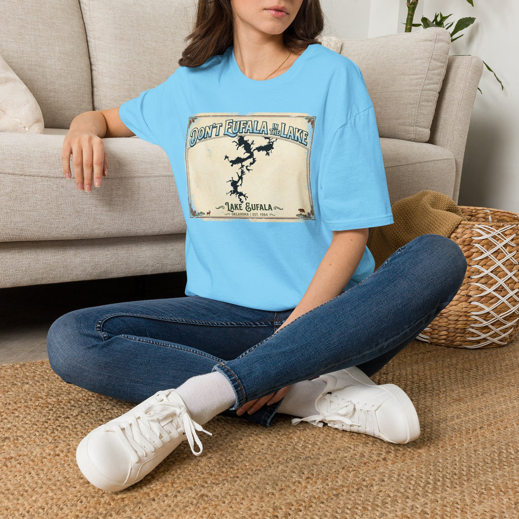 Don’t Eufala in the Lake T-Shirt — Vintage Lake Map Tee