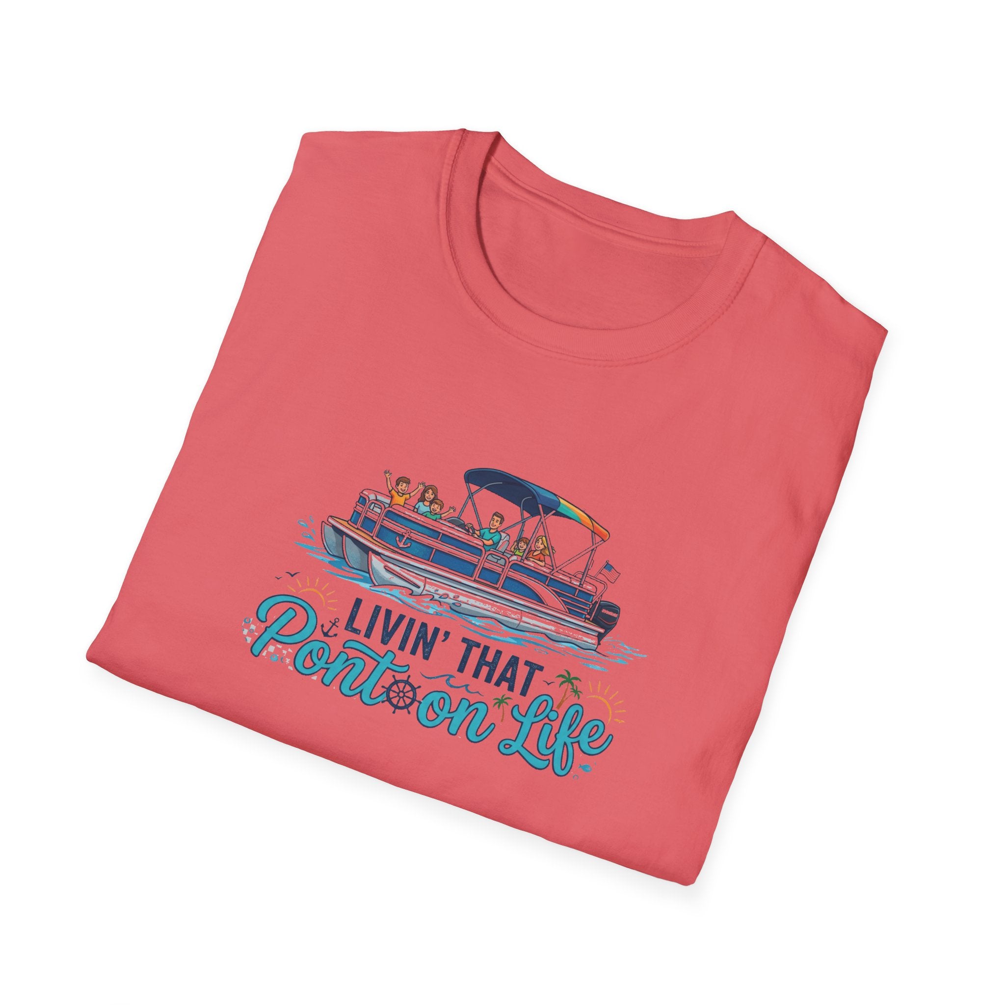 Pontoon Life T-Shirt — "Livin' That Pontoon Life" Boating Tee