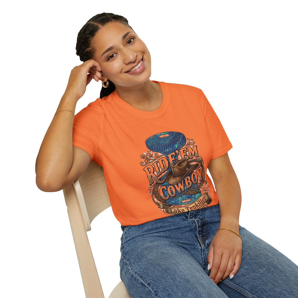 Water Saddle T-Shirt — "Ride 'Em Cowboy" Western Graphic Tee