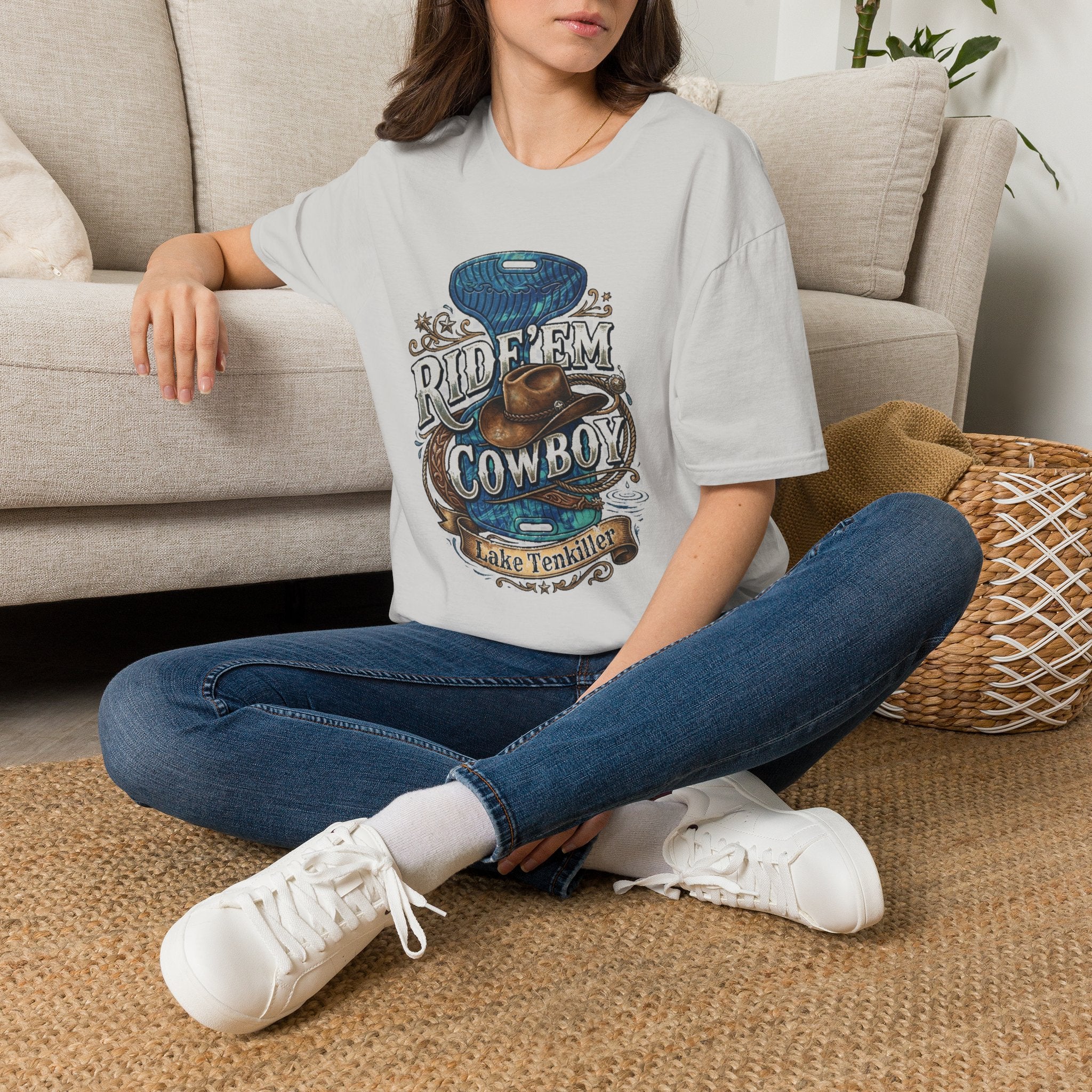 Water Saddle T-Shirt — "Ride 'Em Cowboy" Western Graphic Tee