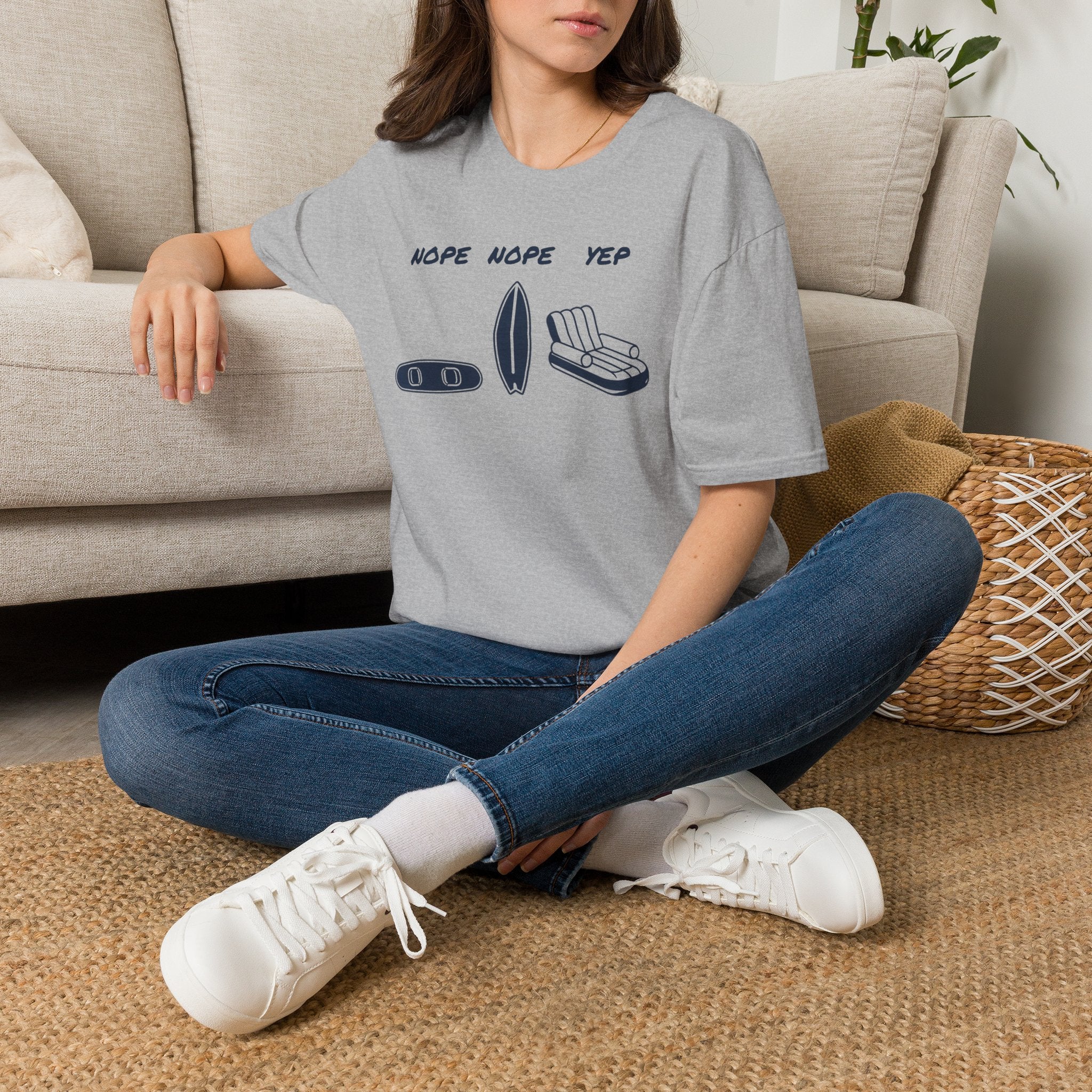 Nope Nope Yep Surf & Float Graphic T-Shirt