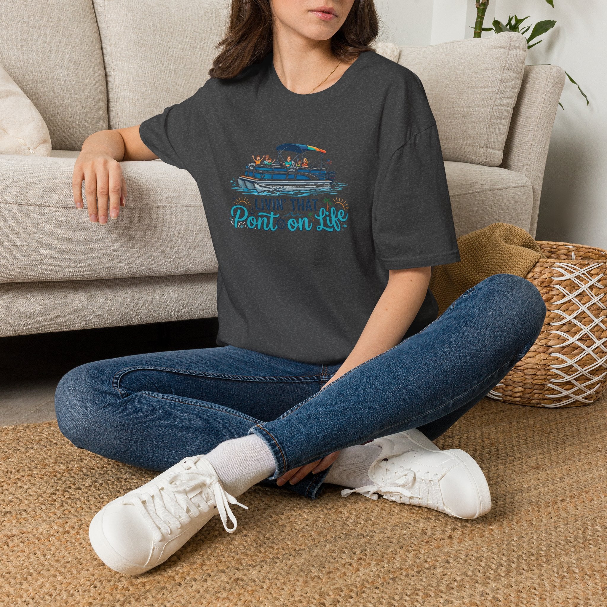 Pontoon Life T-Shirt — "Livin' That Pontoon Life" Boating Tee