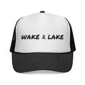 Wake & Lake Trucker Cap — Retro Lake Life Mesh Hat