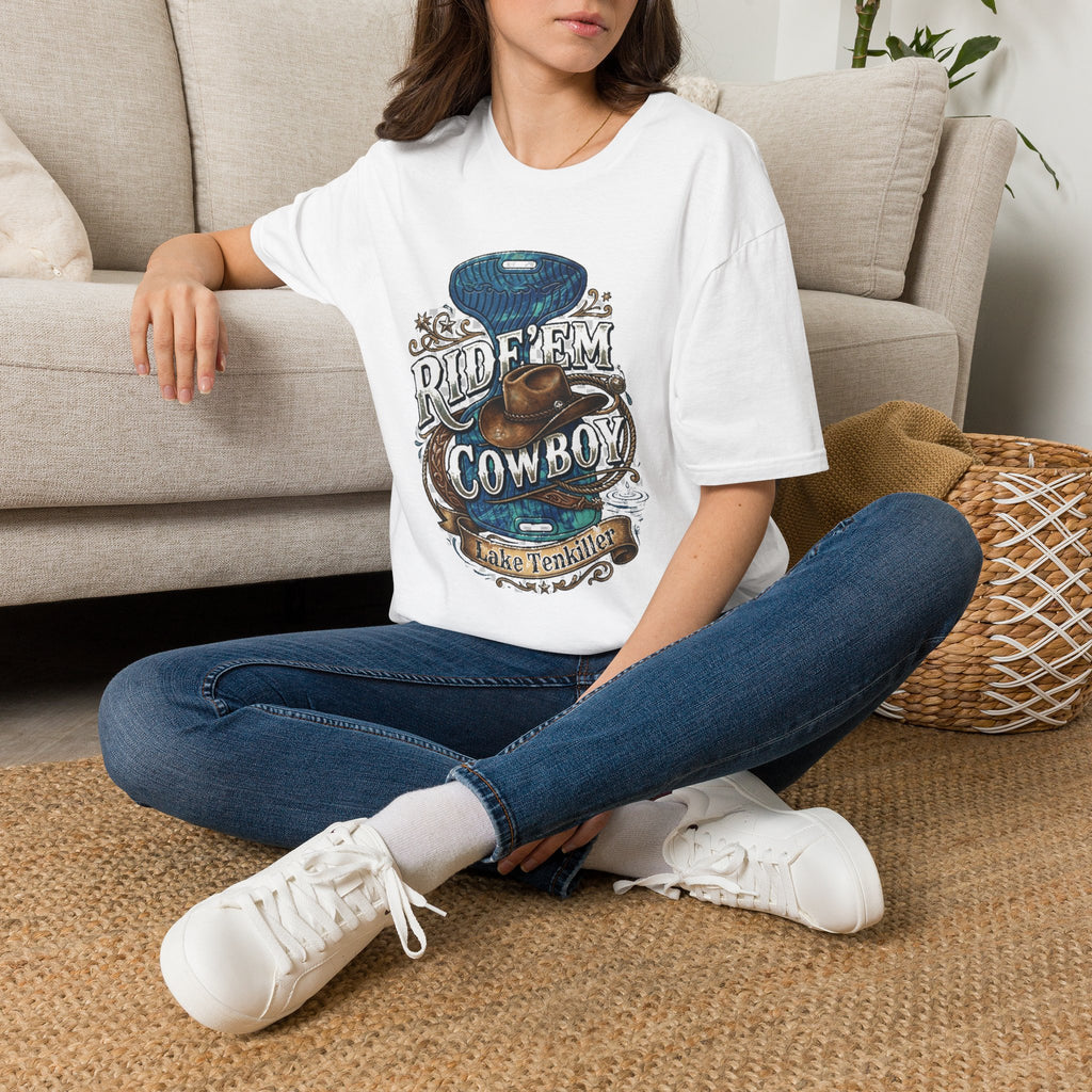 Water Saddle T-Shirt — "Ride 'Em Cowboy" Western Graphic Tee