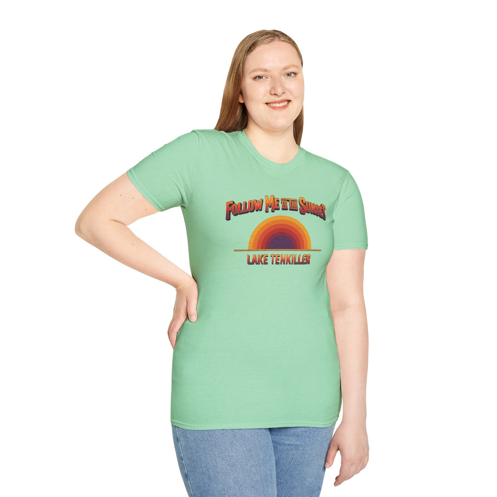 Follow Me to the Sunset Lake Tenkiller T-Shirt