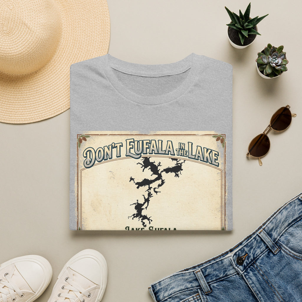 Don’t Eufala in the Lake T-Shirt — Vintage Lake Map Tee