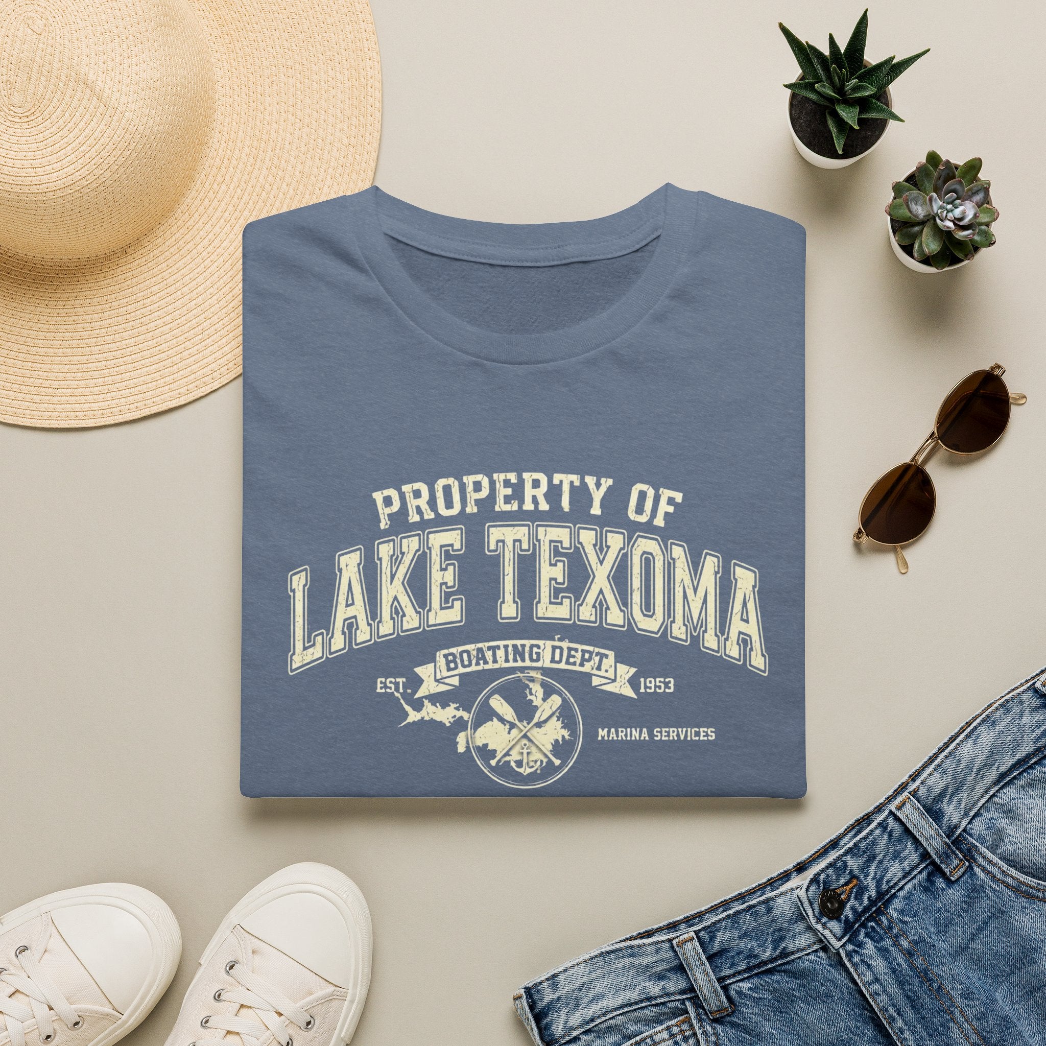 Property of Lake Texoma Boating Dept T-Shirt