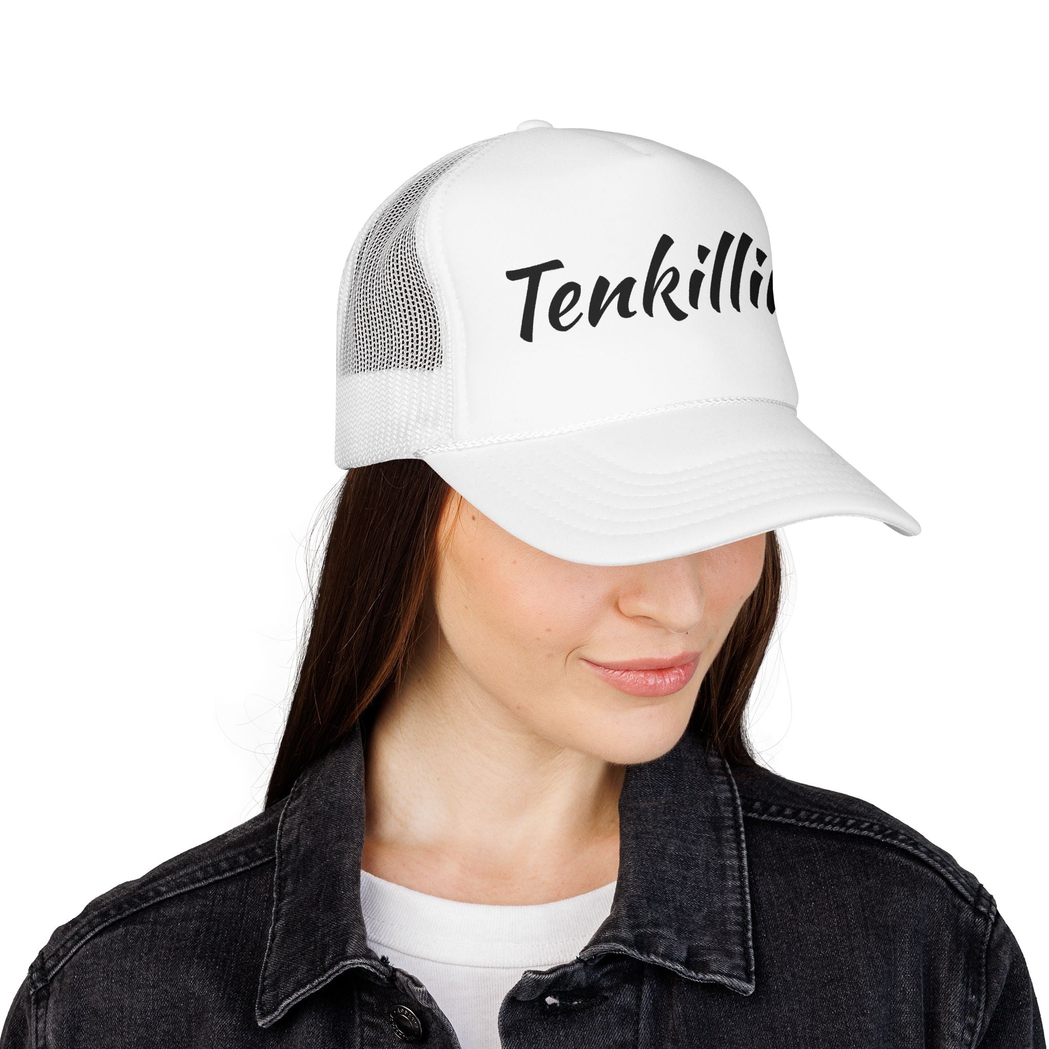 Tenkillinit Trucker Hat – Retro Foam Mesh Baseball Cap