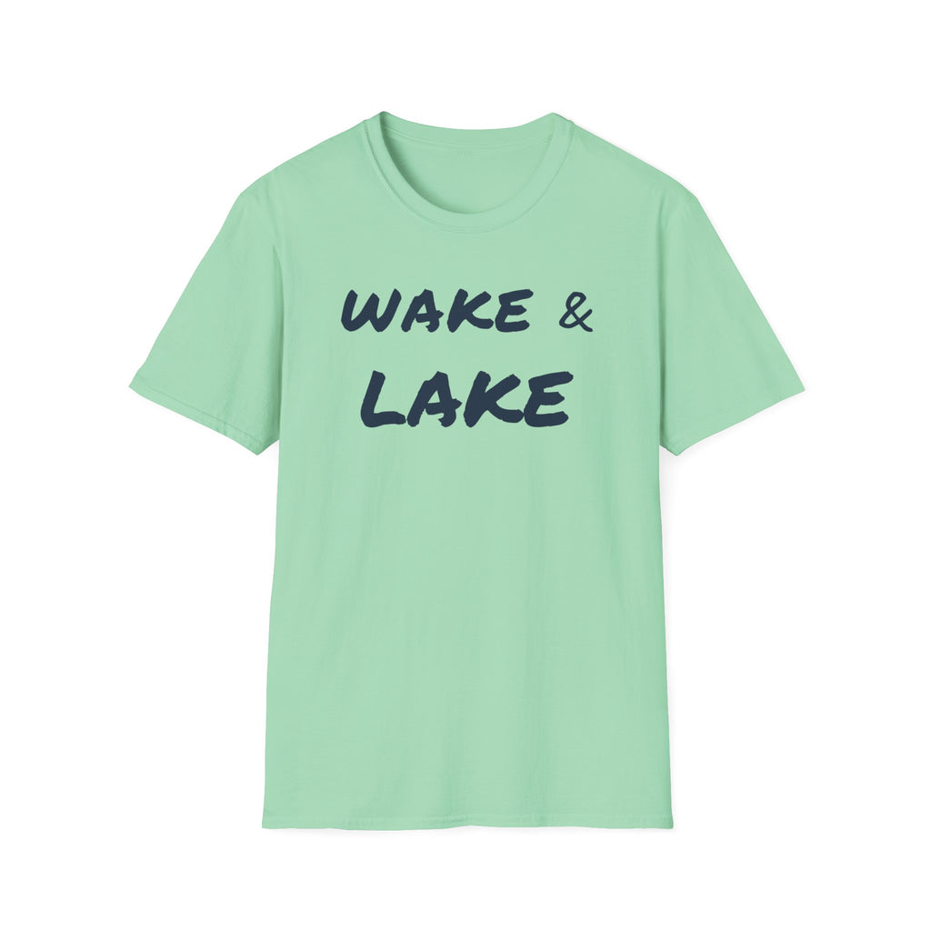 Wake & Lake T‑Shirt — Relaxed Lakeside Vacation Tee