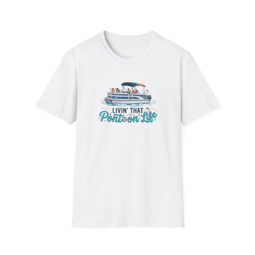 Pontoon Life T-Shirt — "Livin' That Pontoon Life" Boating Tee