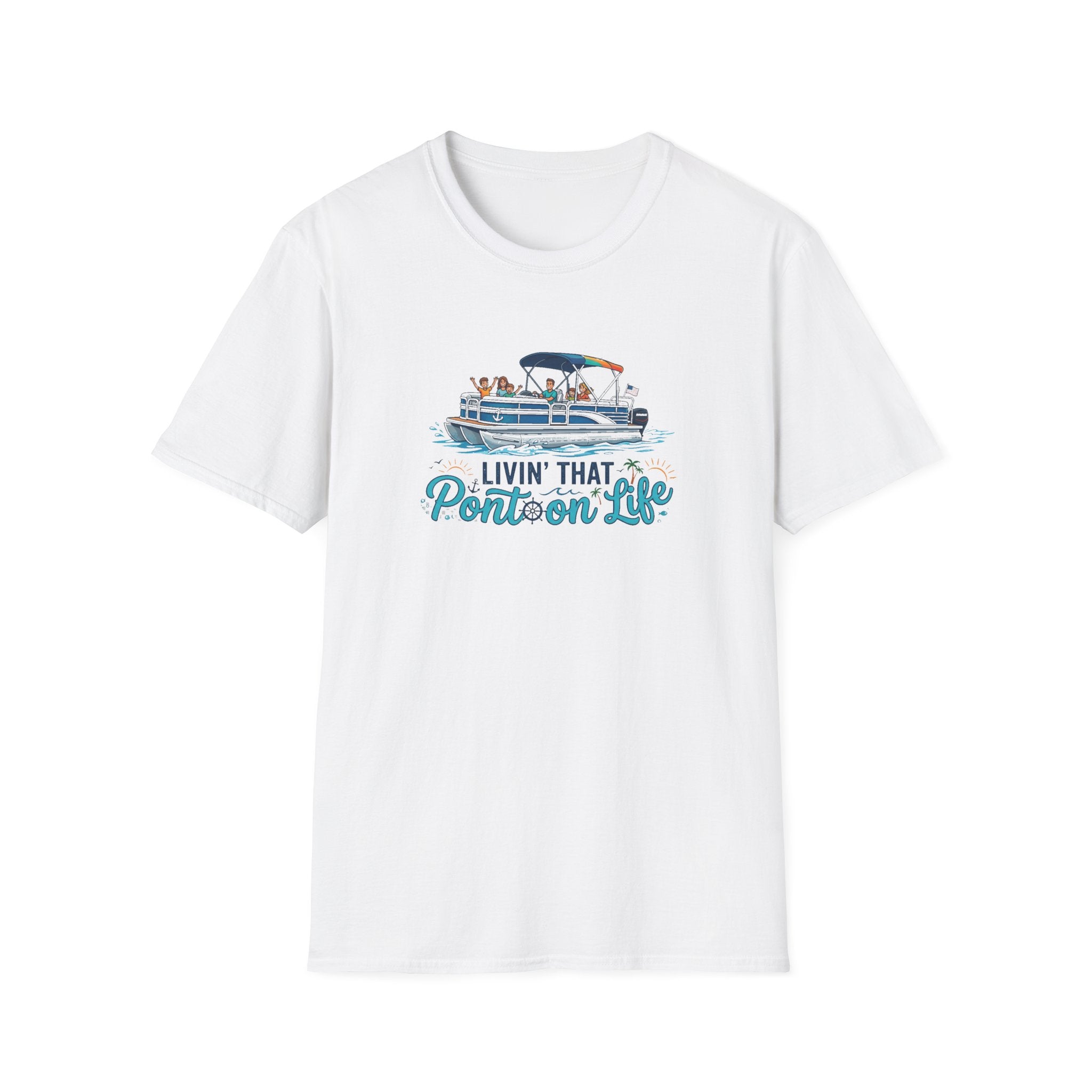 Pontoon Life T-Shirt — "Livin' That Pontoon Life" Boating Tee