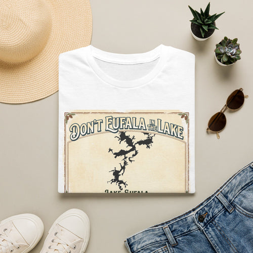 Don’t Eufala in the Lake T-Shirt — Vintage Lake Map Tee