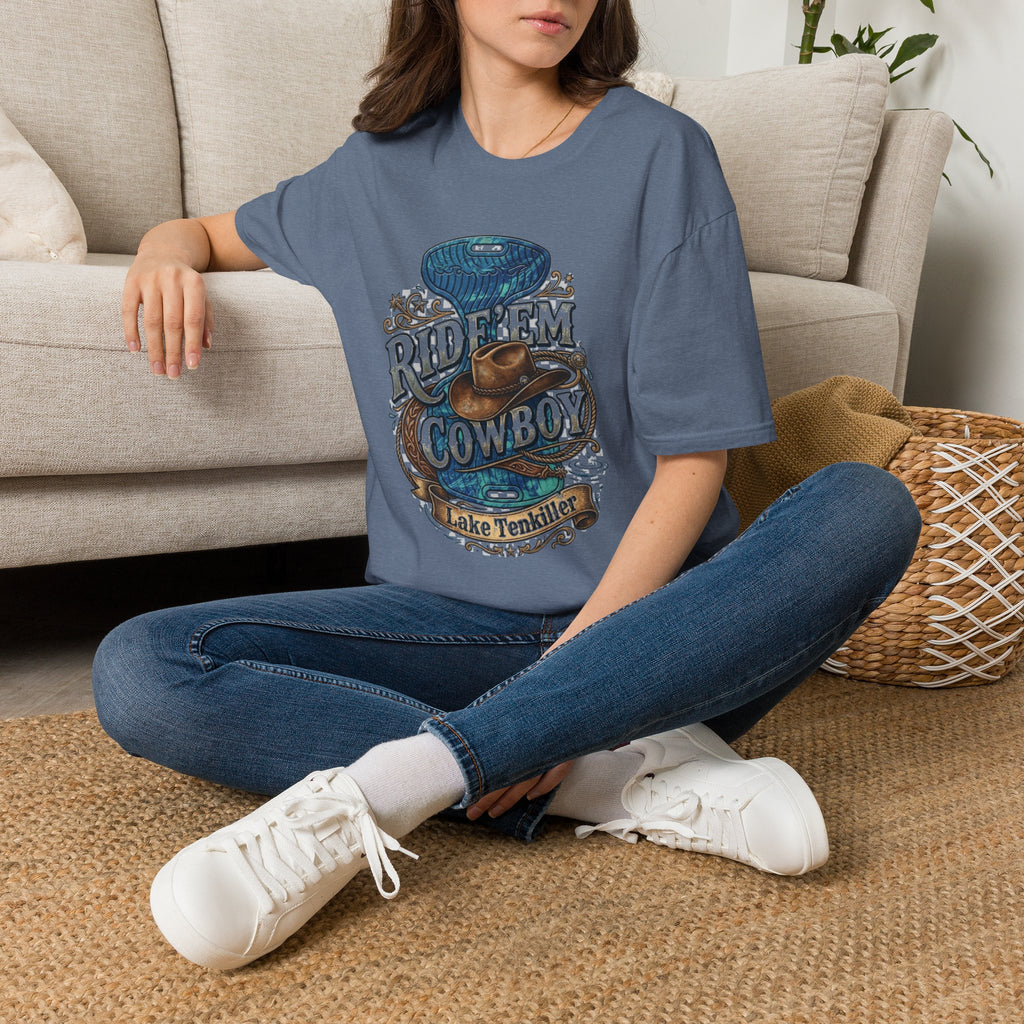 Water Saddle T-Shirt — "Ride 'Em Cowboy" Western Graphic Tee