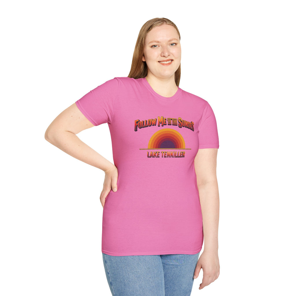 Follow Me to the Sunset Lake Tenkiller T-Shirt