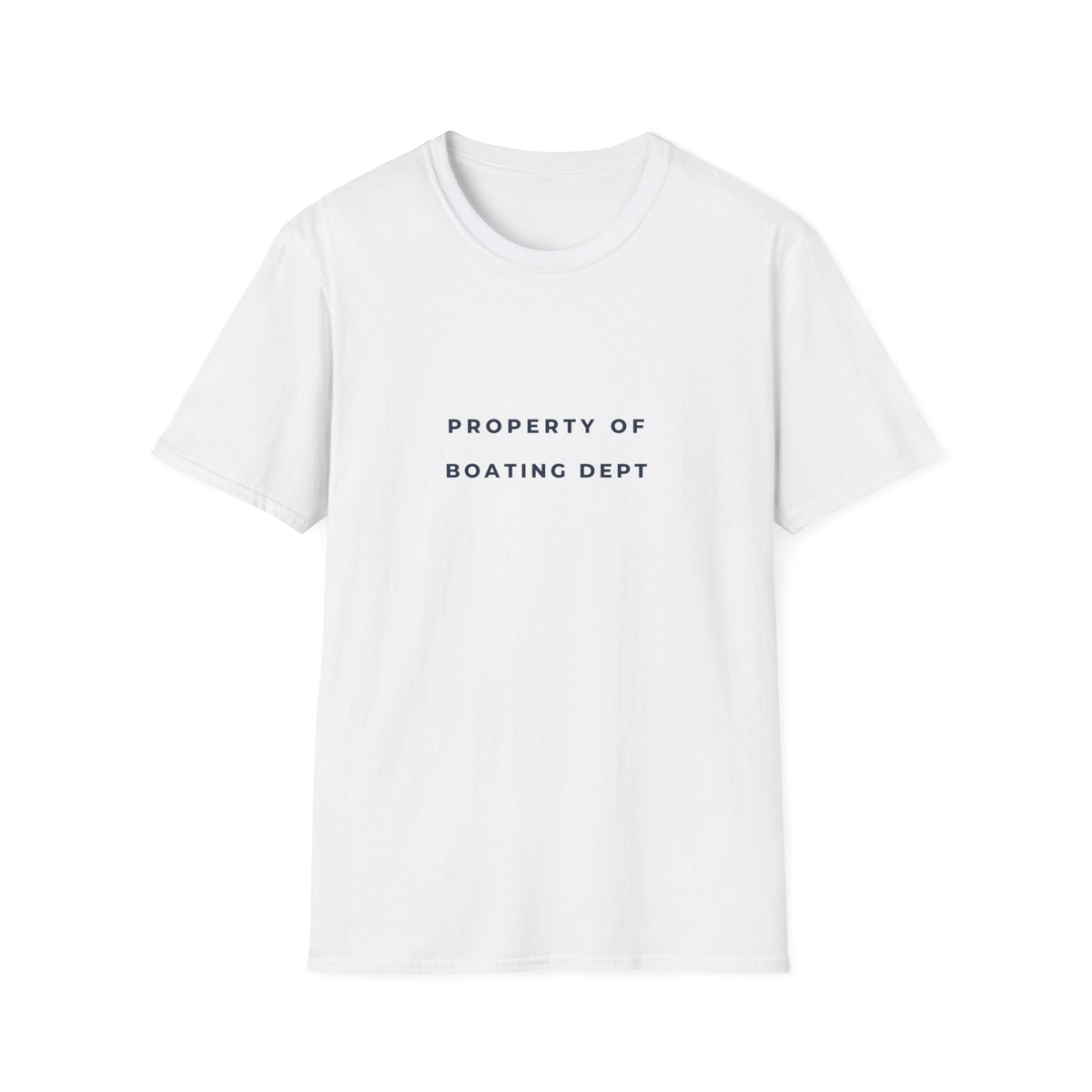 Property Of Boating Dept T-Shirt t-shirt — alternate colorway