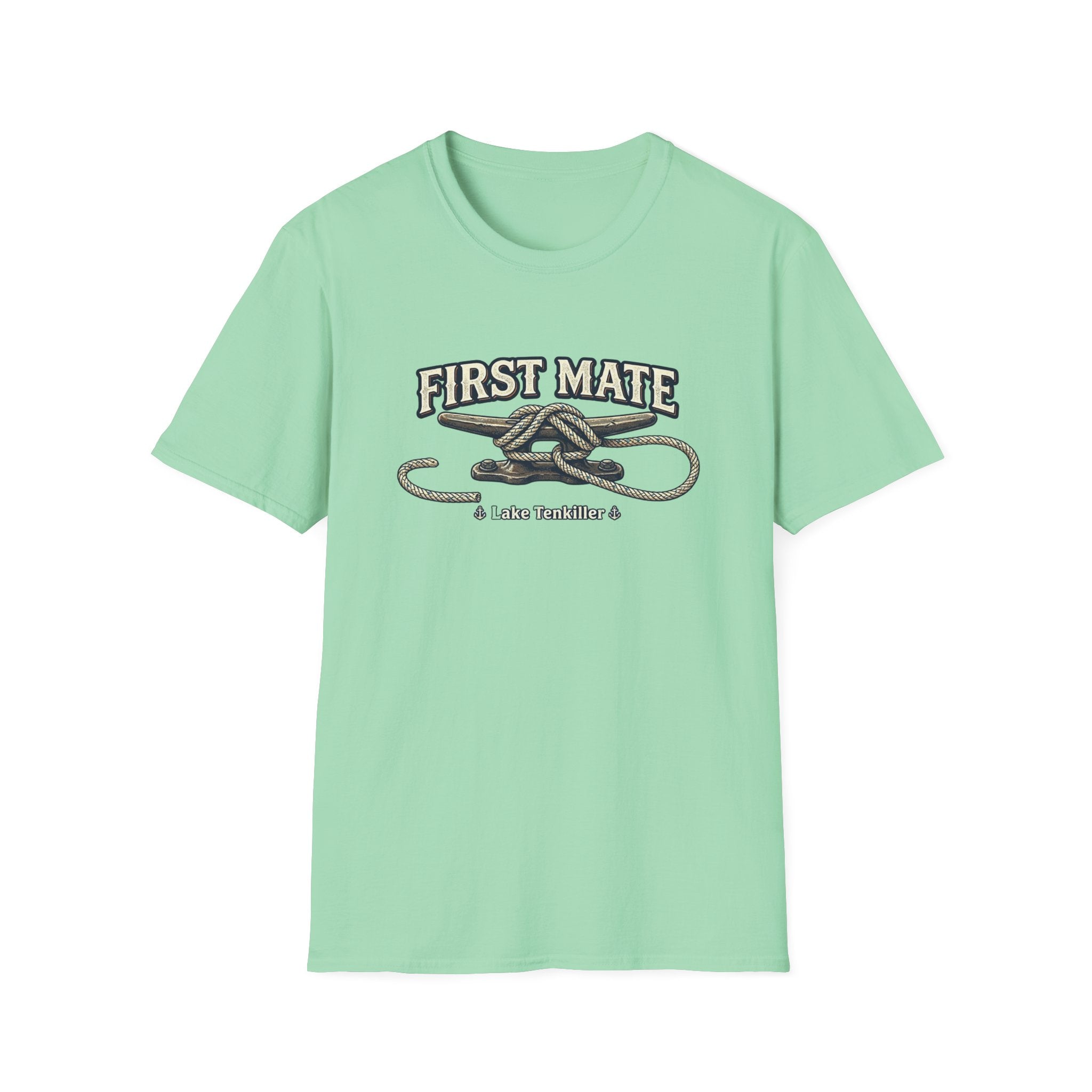 First Mate T-Shirt – Nautical Knot Crew Shirt (Lake Tankiller)