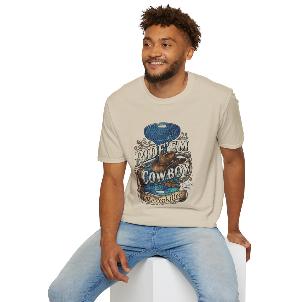 Water Saddle T-Shirt — "Ride 'Em Cowboy" Western Graphic Tee