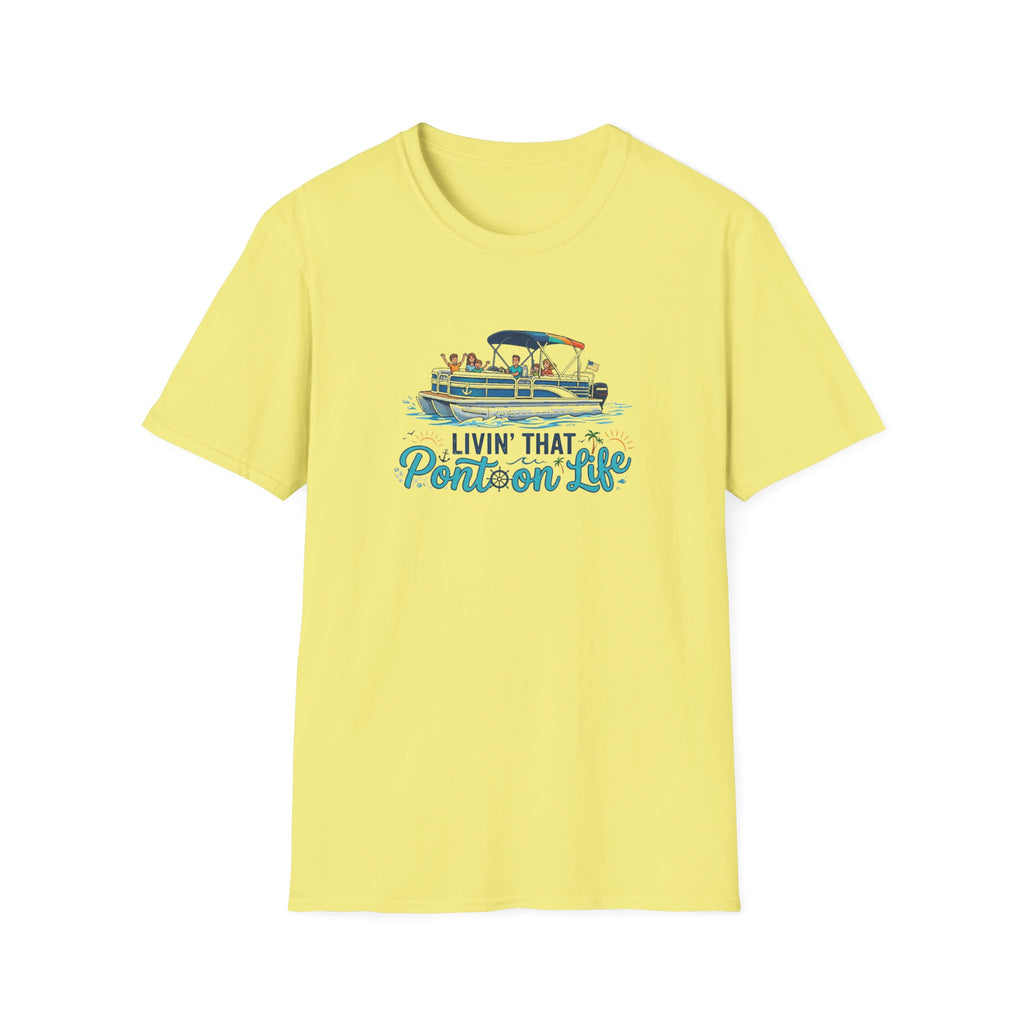 Pontoon Life T-Shirt — "Livin' That Pontoon Life" Boating Tee