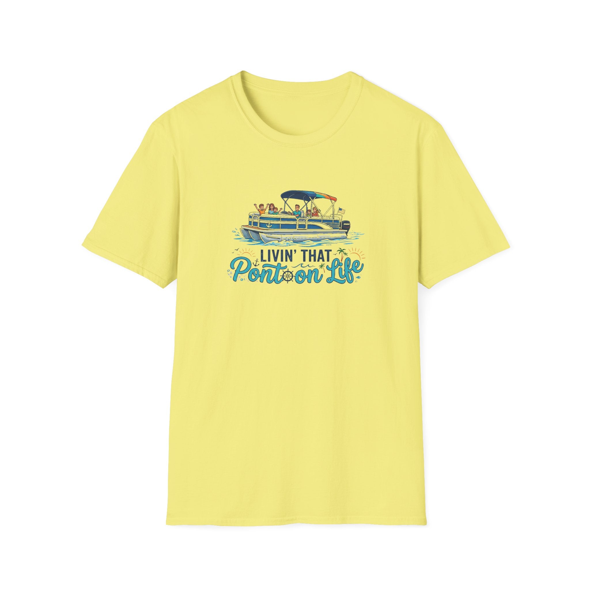Pontoon Life T-Shirt — "Livin' That Pontoon Life" Boating Tee