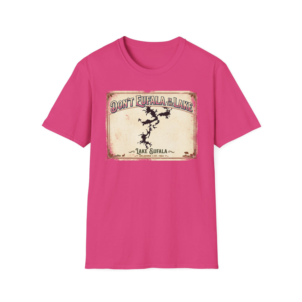 Don’t Eufala in the Lake T-Shirt — Vintage Lake Map Tee
