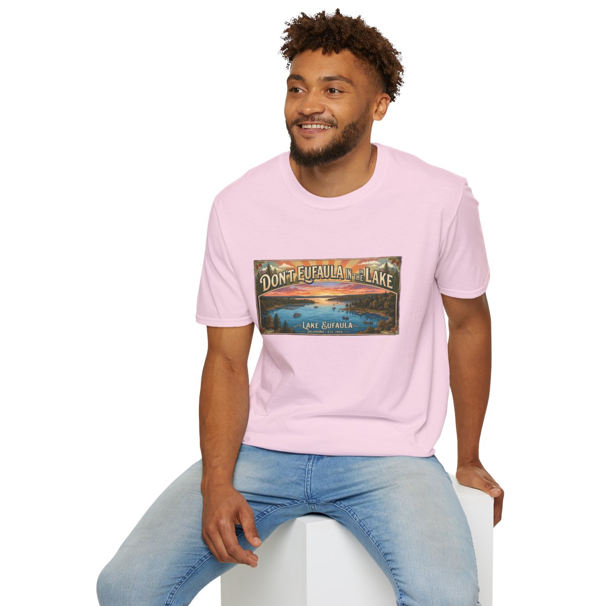 Don't Eufaula in the Lake T-Shirt — Funny Eufaula Lake Map Tee for Boaters & Locals